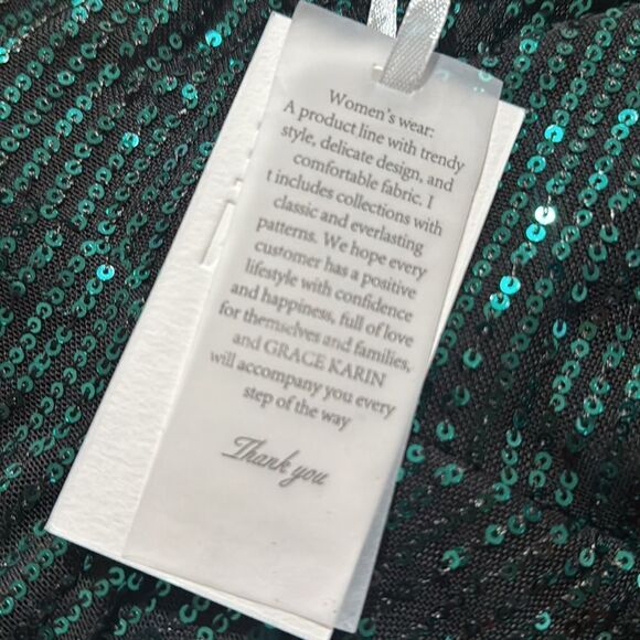 Grace and Karin Sequin Mid Dress NWT - Picture 6 of 7
